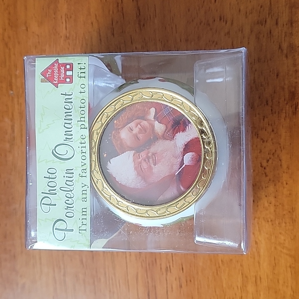 Porcelain Photo Holder Ornament